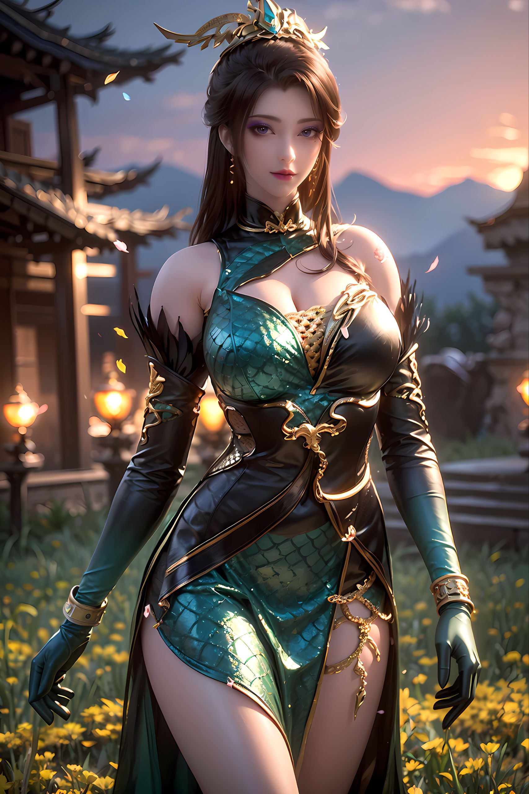 例如中式的